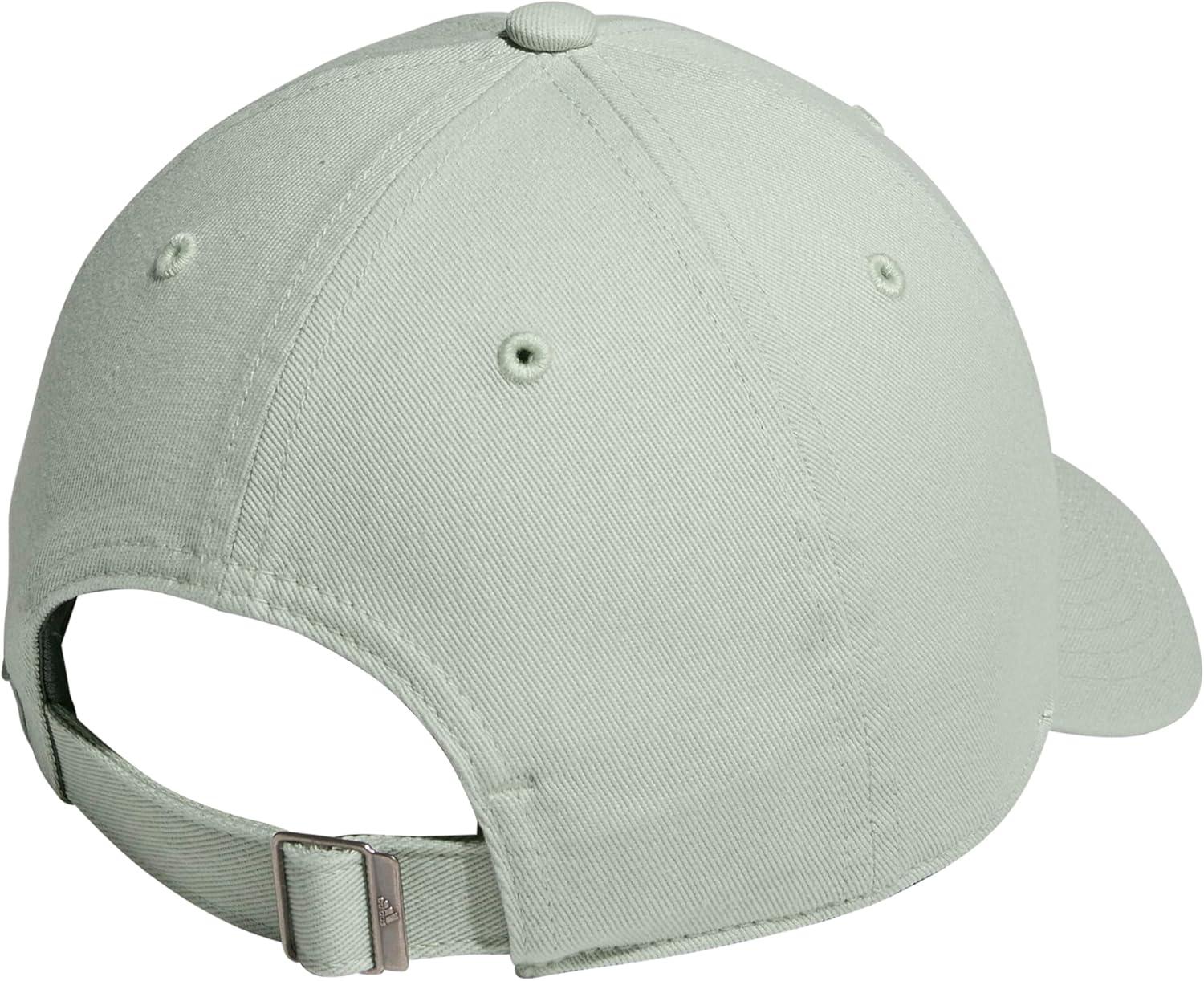 imageAdidas Womens Saturday Baseball Cap Adjustable Cotton Hat Athletic Relaxed FitLinen GreenWhite20