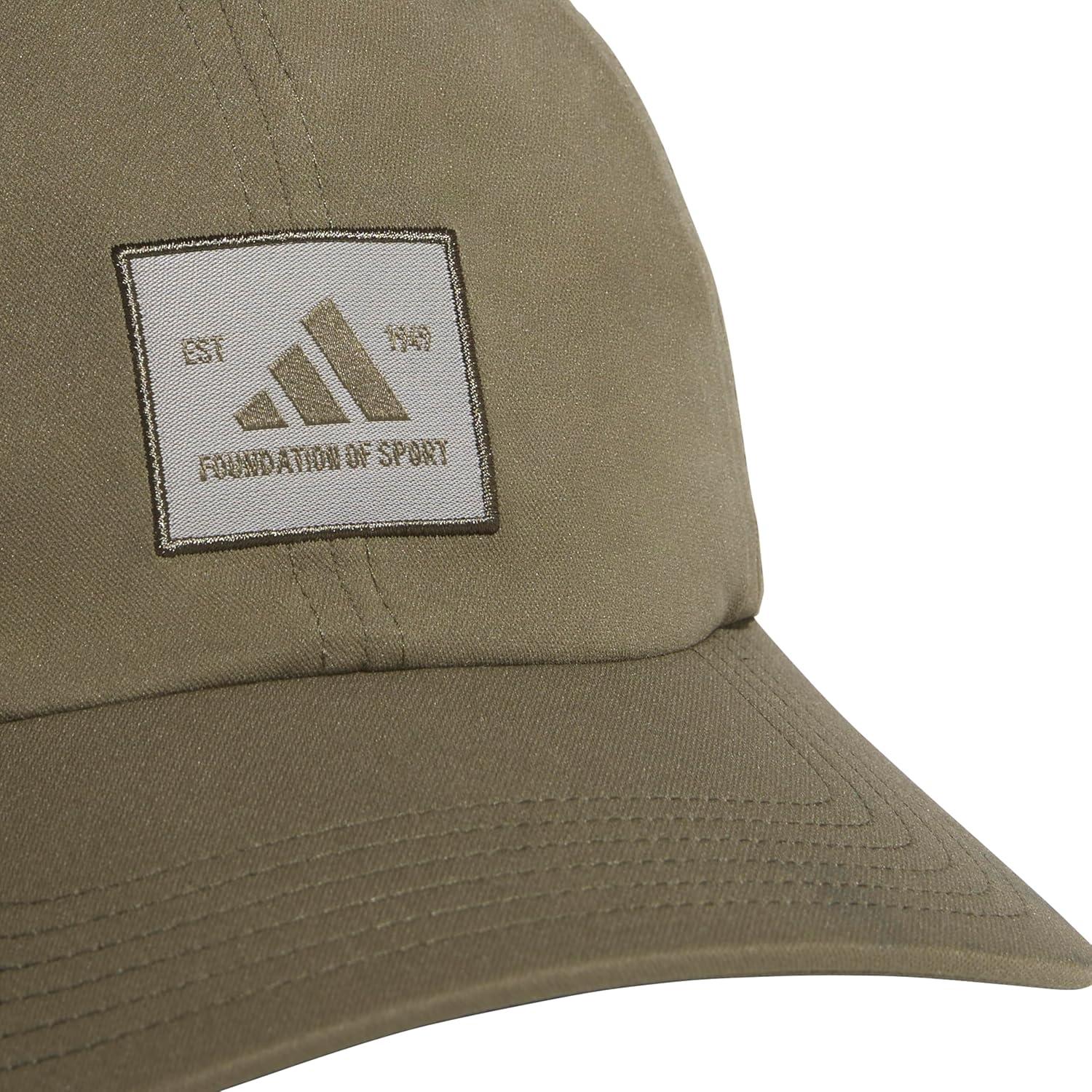 imageAdidas Womens Saturday Baseball Cap Adjustable Cotton Hat Athletic Relaxed FitOlive Strata Green