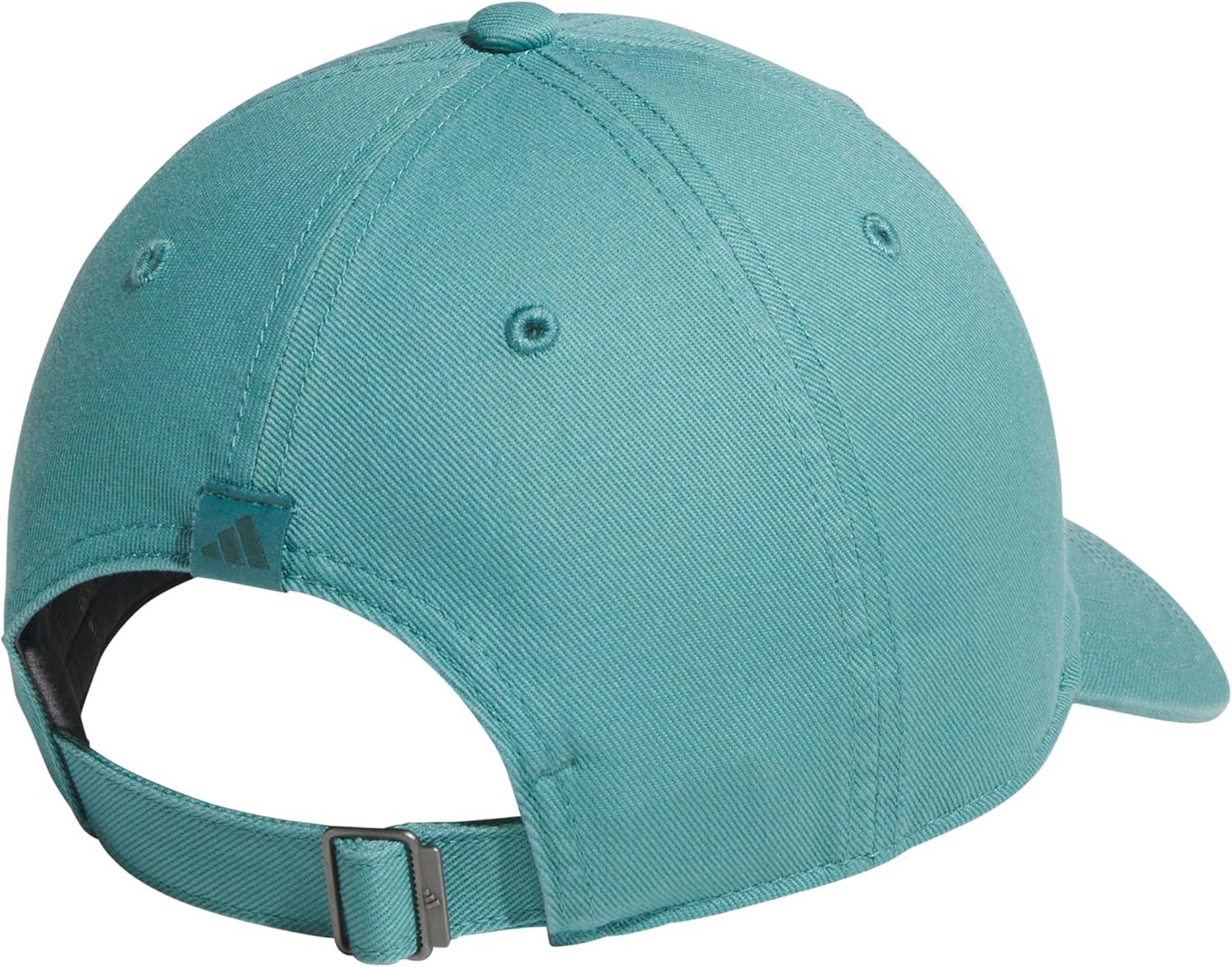 imageAdidas Womens Saturday Baseball Cap Adjustable Cotton Hat Athletic Relaxed FitPowder Teal GreenPreloved Teal Green