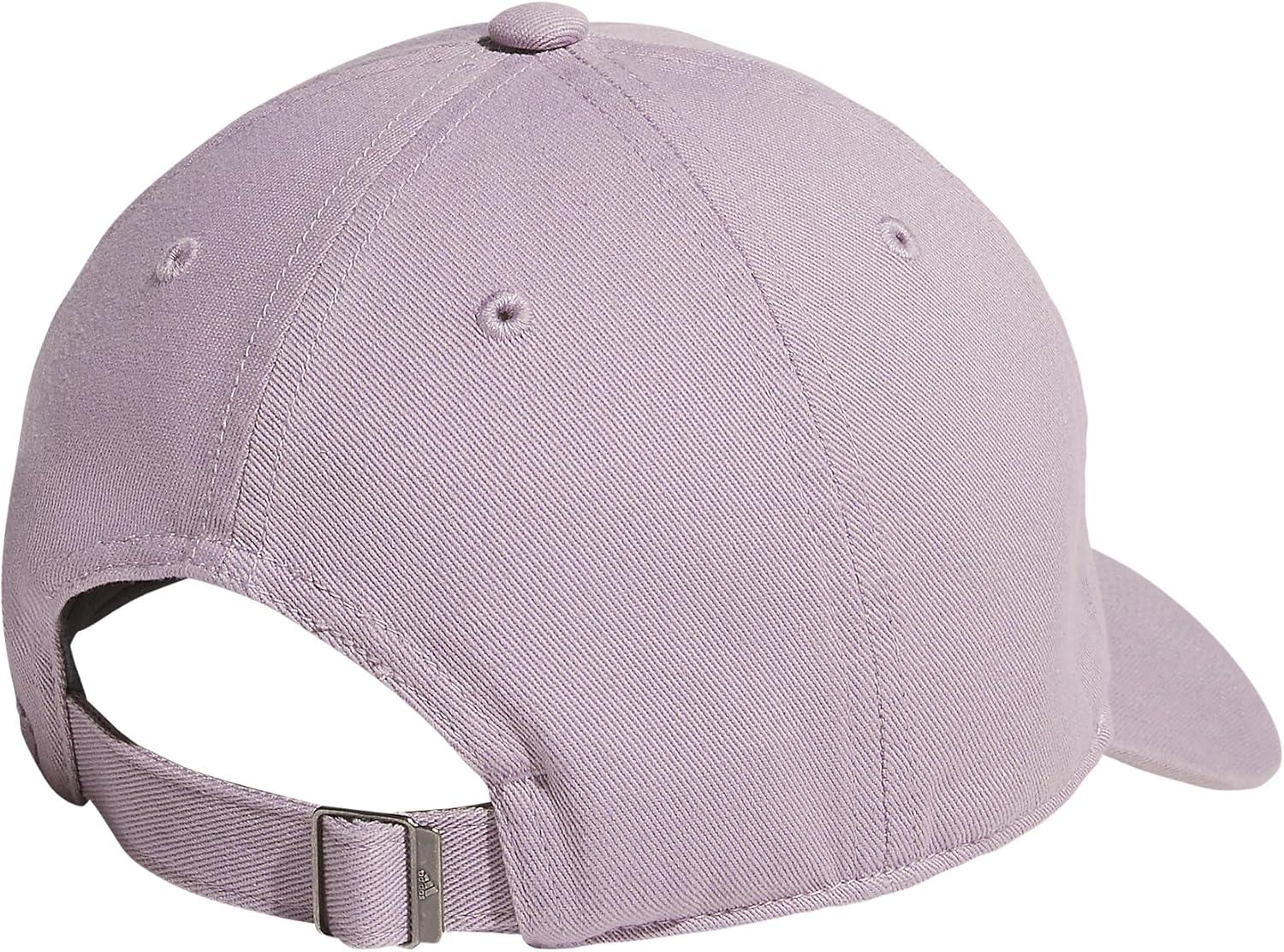 imageAdidas Womens Saturday Baseball Cap Adjustable Cotton Hat Athletic Relaxed FitPreloved Fig PurpleOff White20