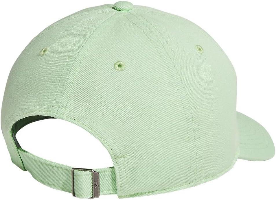 imageAdidas Womens Saturday Baseball Cap Adjustable Cotton Hat Athletic Relaxed FitSemi Green SparkWhite20