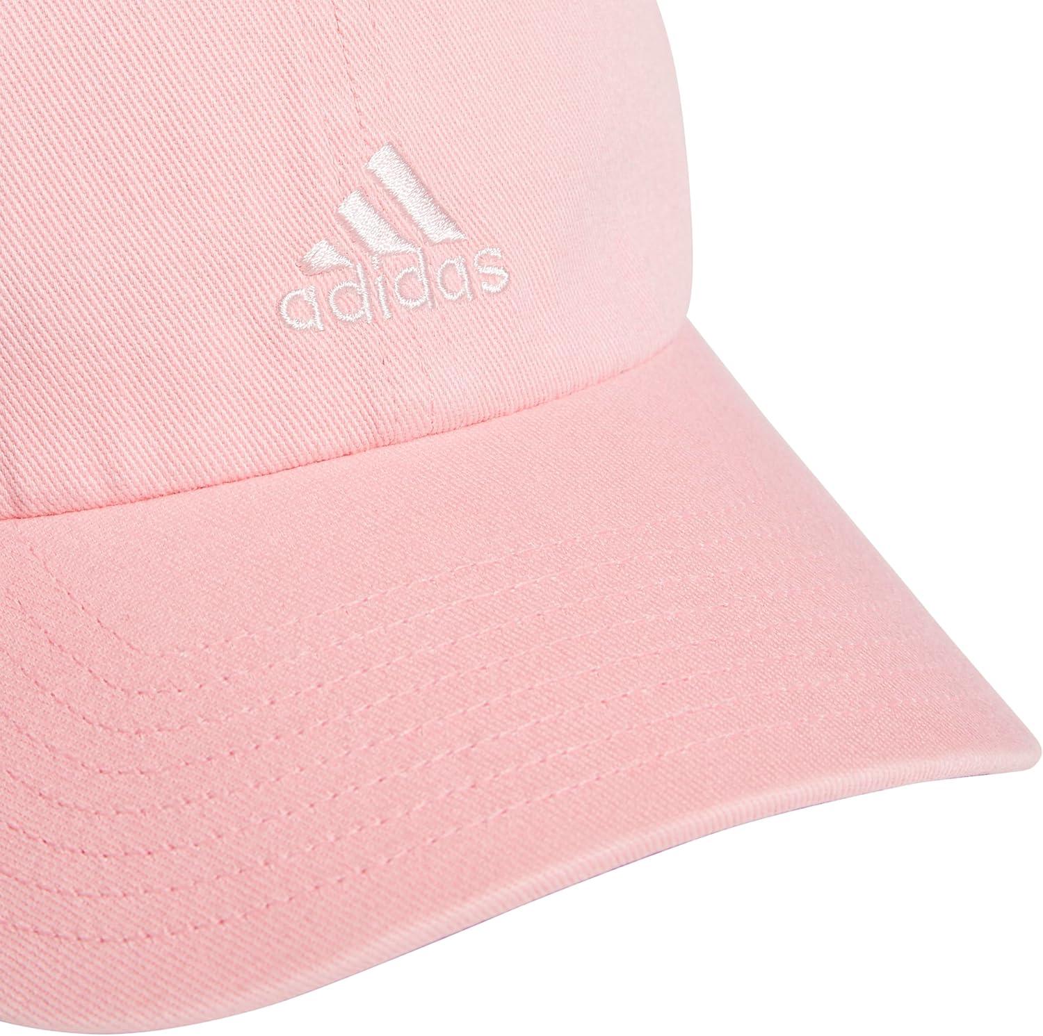 imageAdidas Womens Saturday Baseball Cap Adjustable Cotton Hat Athletic Relaxed FitSemi Pink SparkSandy Pink20
