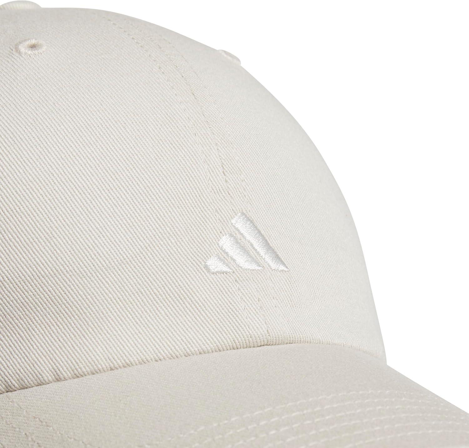 imageAdidas Womens Saturday Baseball Cap Adjustable Cotton Hat Athletic Relaxed FitWonder Alumina GreyOff White