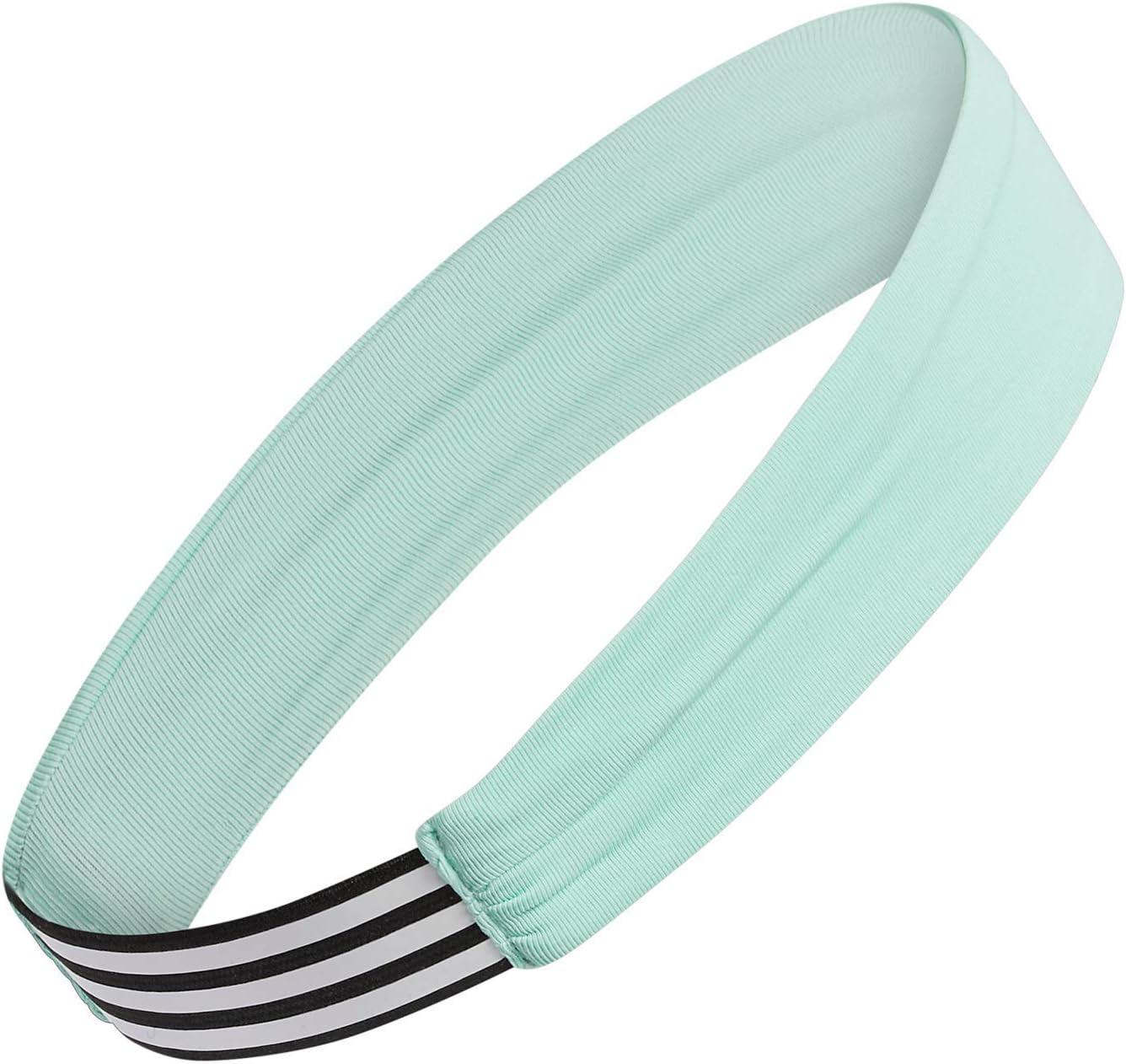 imageadidas Alphaskin Headband Performance Workout Ear ampamp Sweat BandClear MintBlack