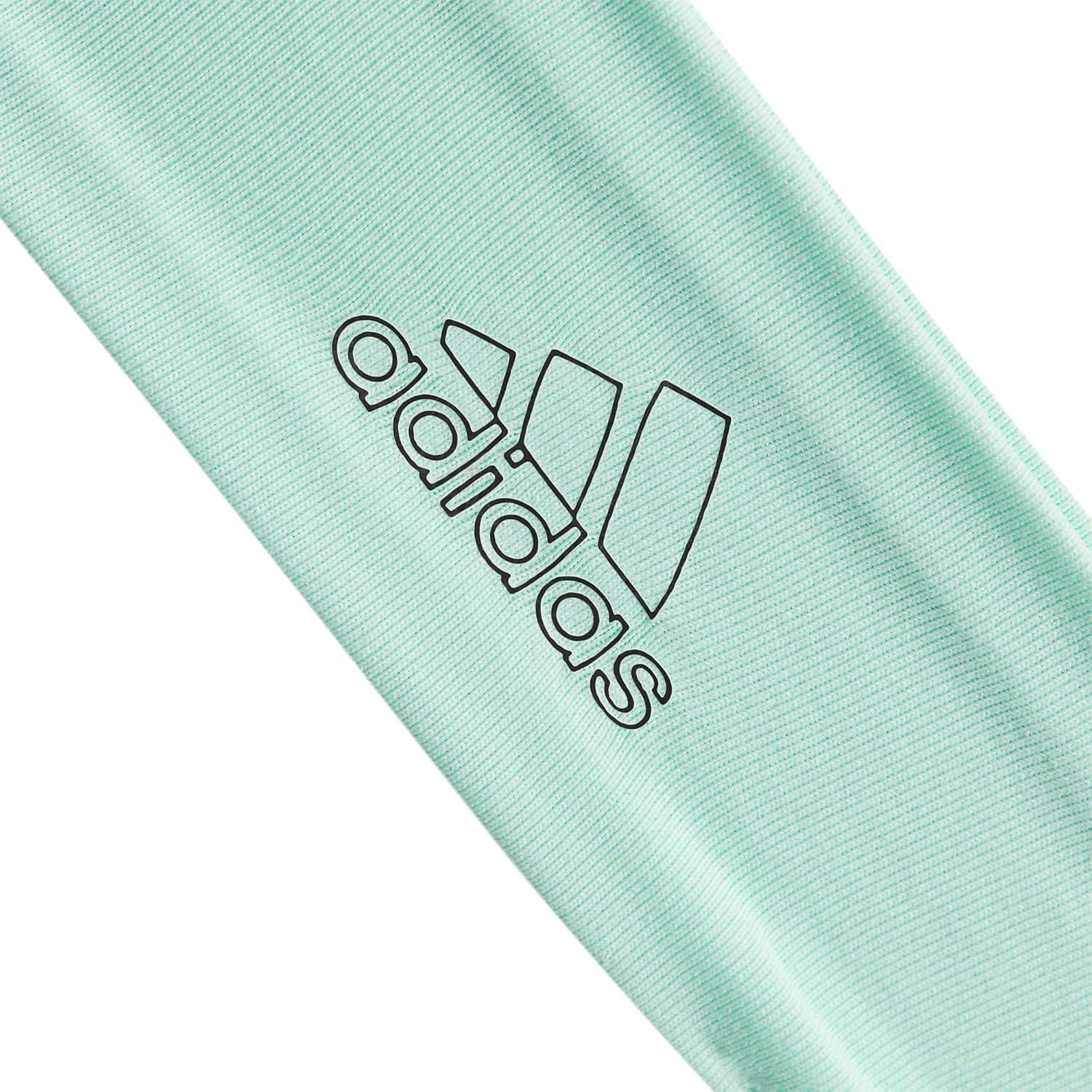 imageadidas Alphaskin Headband Performance Workout Ear ampamp Sweat BandClear MintBlack