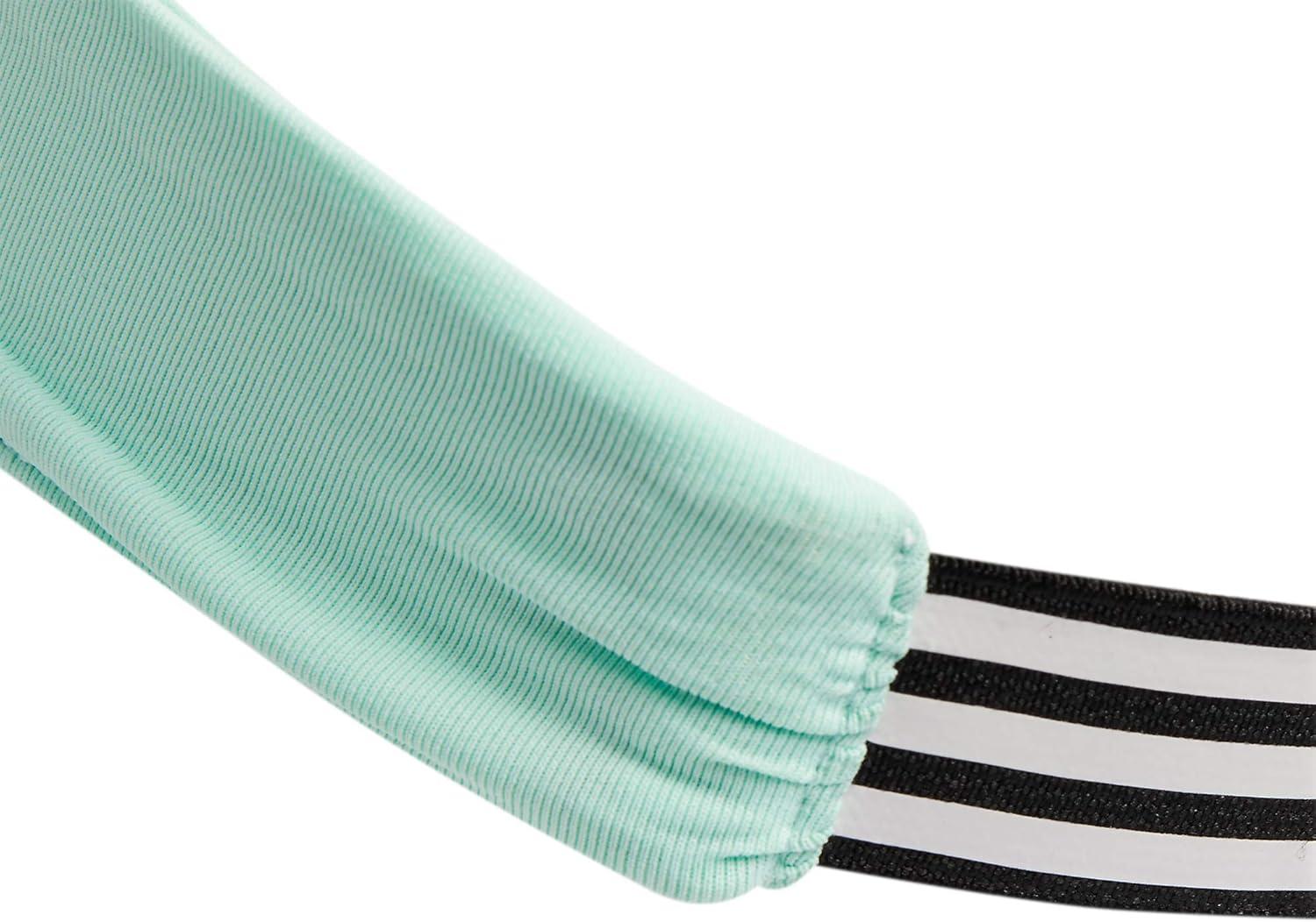 imageadidas Alphaskin Headband Performance Workout Ear ampamp Sweat BandClear MintBlack