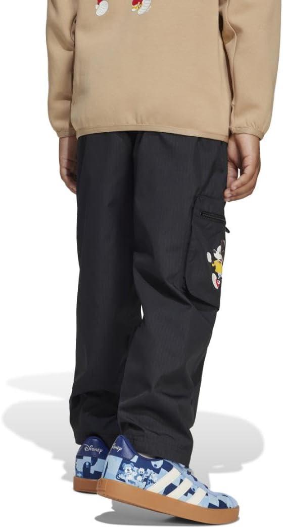 imageadidas Boys Disney Mickey Mouse PantsBlackOff White