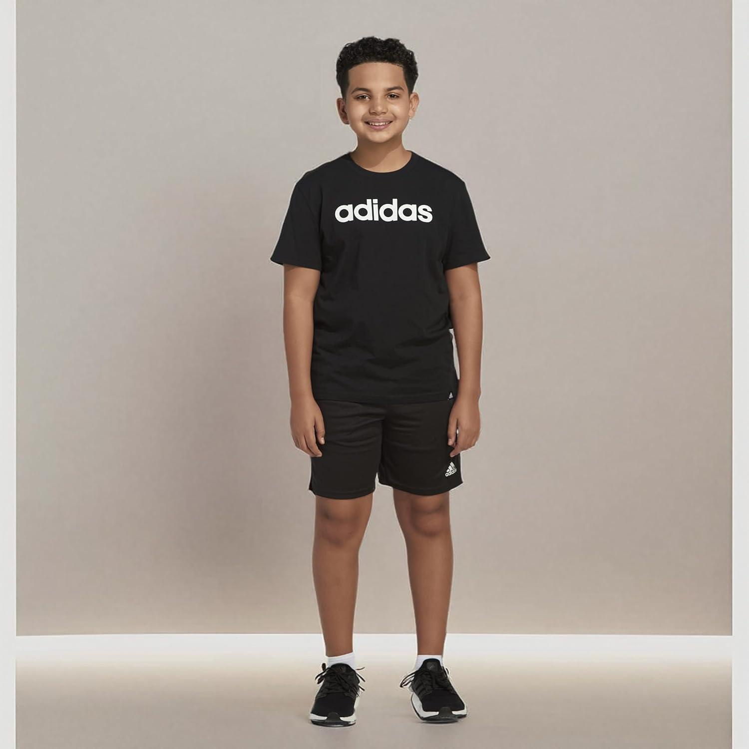 imageadidas Boys Stay Dry Climalite Short Sleeve TShirtBlack