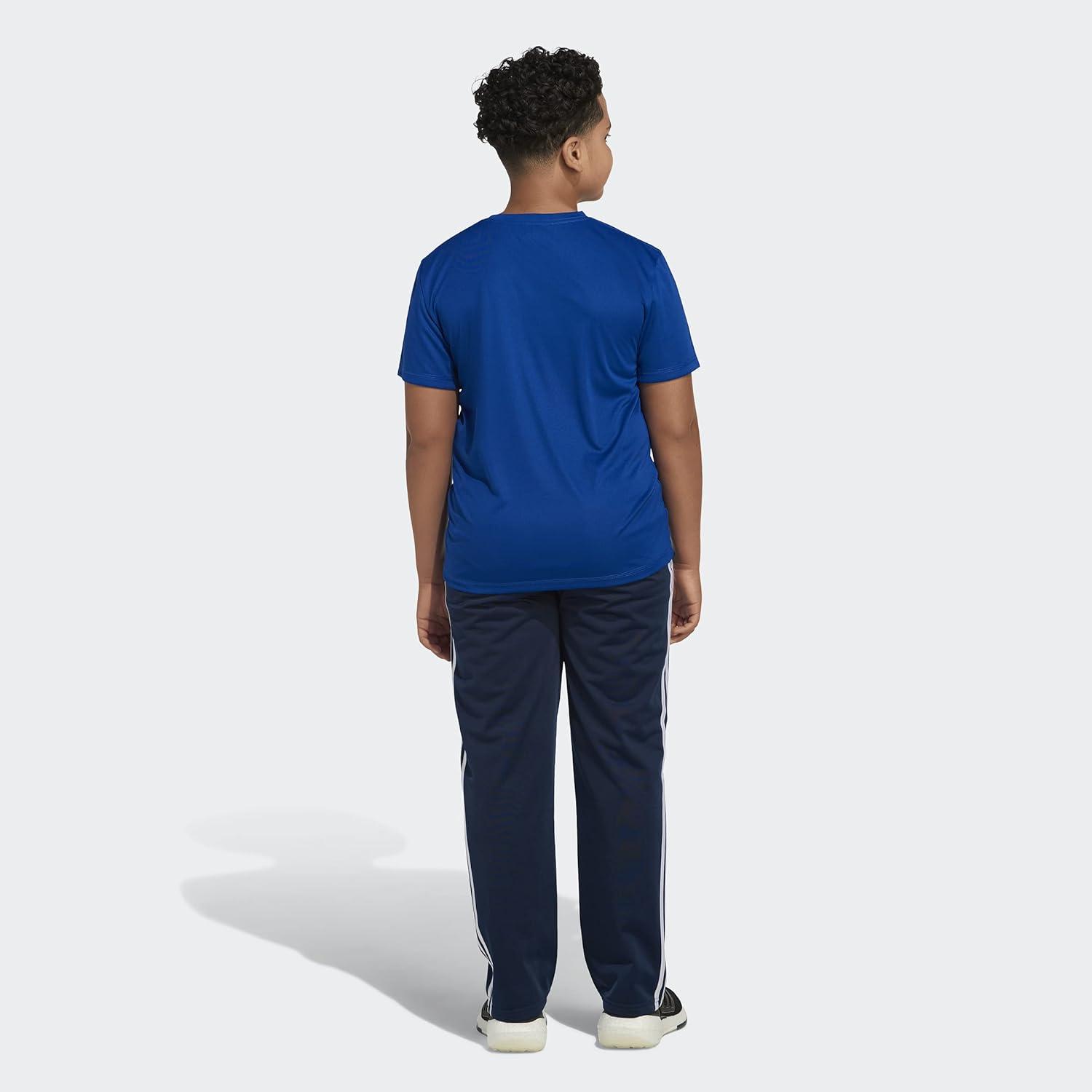 imageadidas Boys Stay Dry Climalite Short Sleeve TShirtTeam Royal Blue