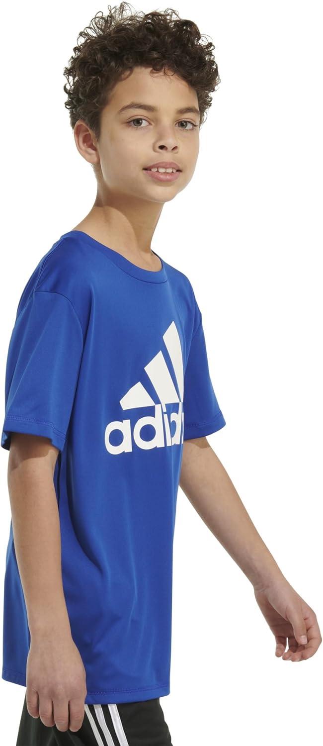 imageadidas Boys Stay Dry Climalite Short Sleeve TShirtTeam Royal Blue
