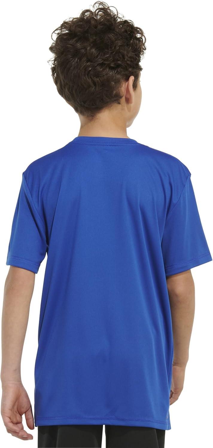 imageadidas Boys Stay Dry Climalite Short Sleeve TShirtTeam Royal Blue