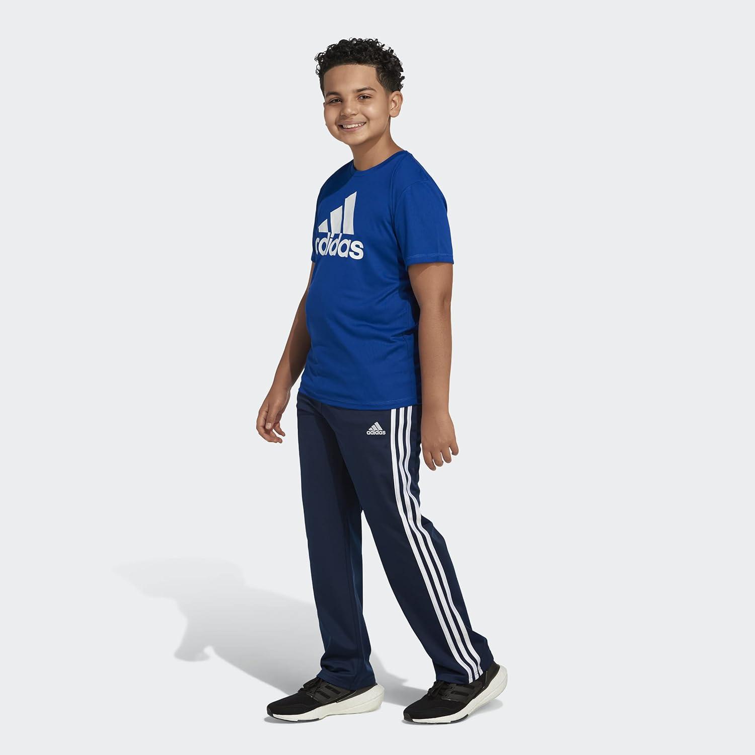 imageadidas Boys Stay Dry Climalite Short Sleeve TShirtTeam Royal Blue
