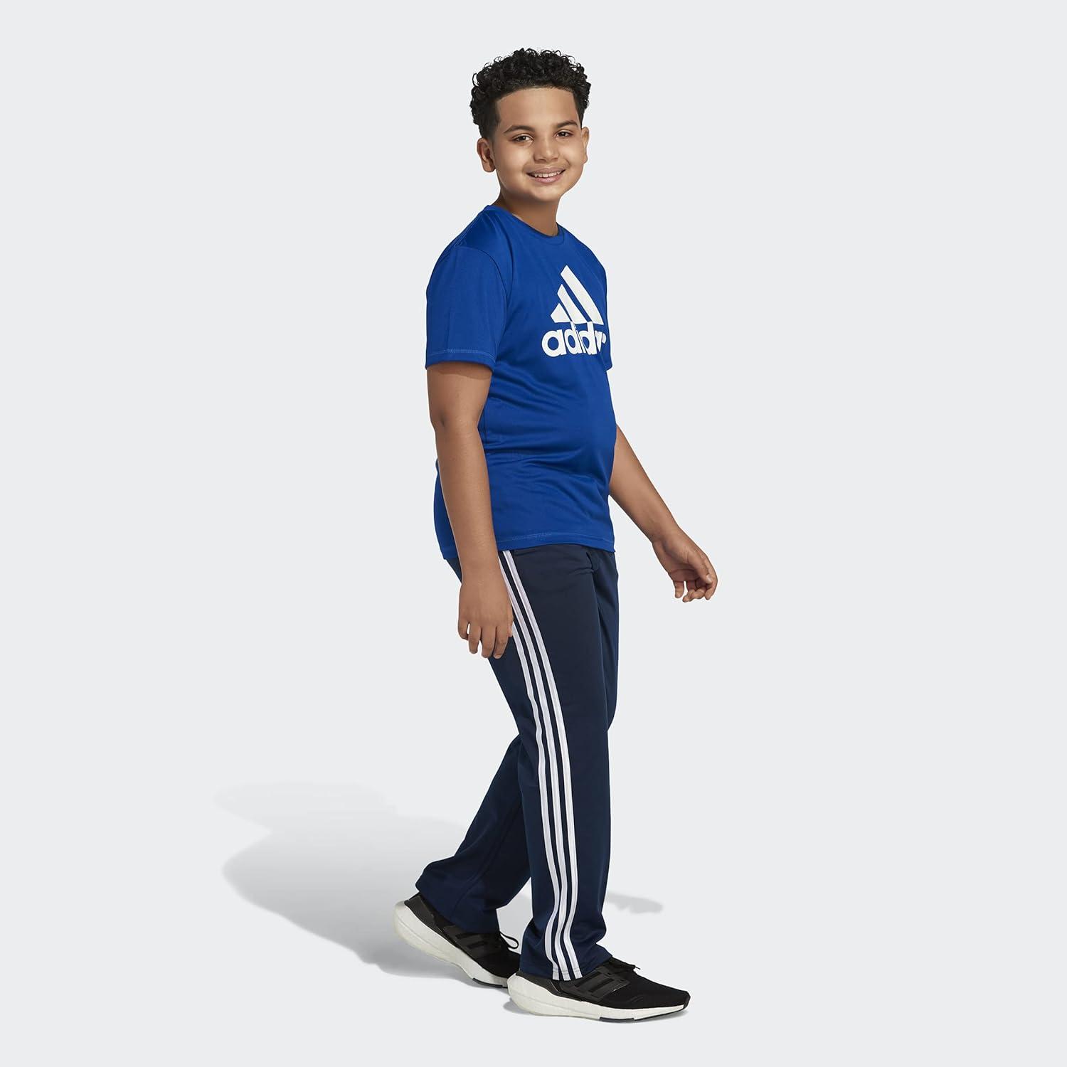 imageadidas Boys Stay Dry Climalite Short Sleeve TShirtTeam Royal Blue