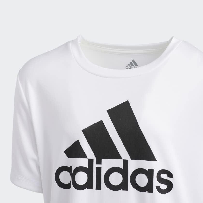 imageadidas Boys Stay Dry Climalite Short Sleeve TShirtWhite