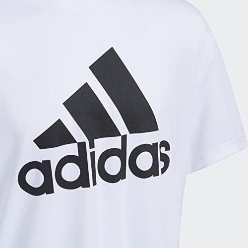 imageadidas Boys Stay Dry Climalite Short Sleeve TShirtWhite