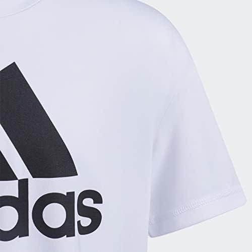 imageadidas Boys Stay Dry Climalite Short Sleeve TShirtWhite