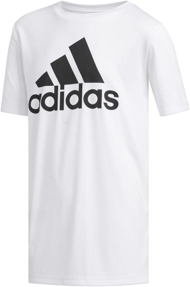 imageadidas Boys Stay Dry Climalite Short Sleeve TShirtWhite