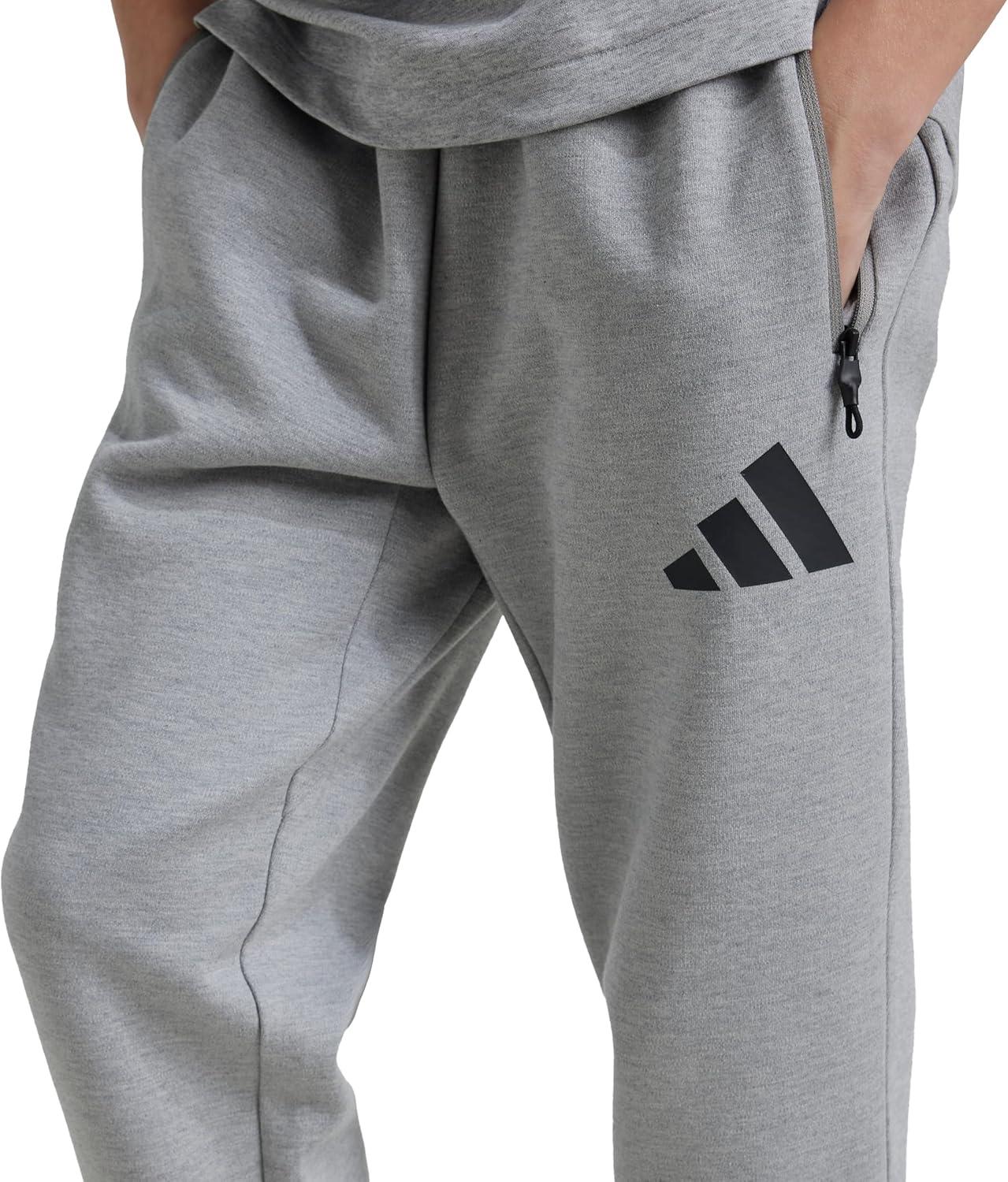 imageadidas Boys Zne PantsMedium Grey HeatherBlack