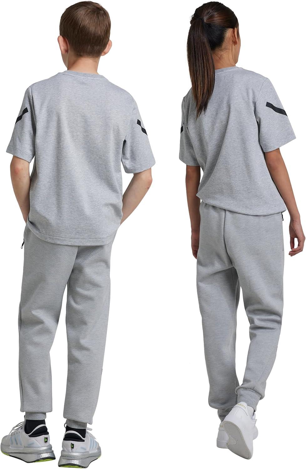 imageadidas Boys Zne PantsMedium Grey HeatherBlack