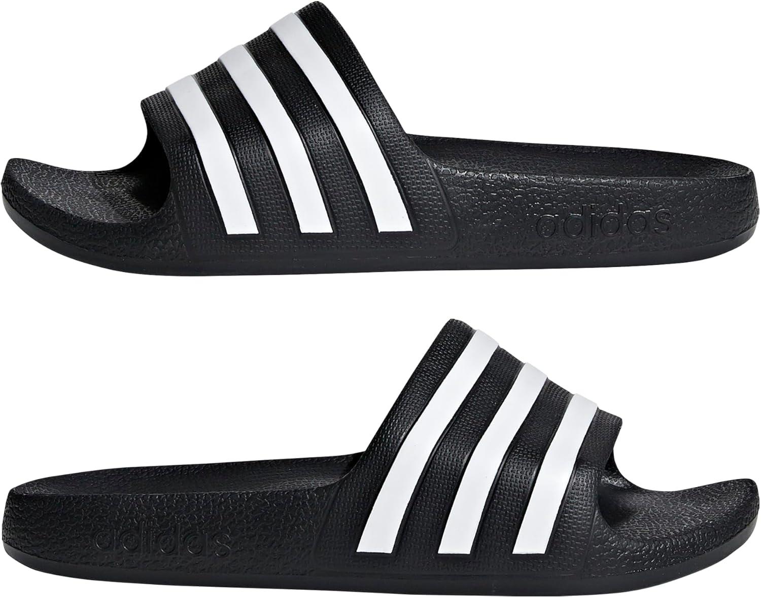 imageadidas Girls Adilette Slide SandalCore BlackWhiteCore Black