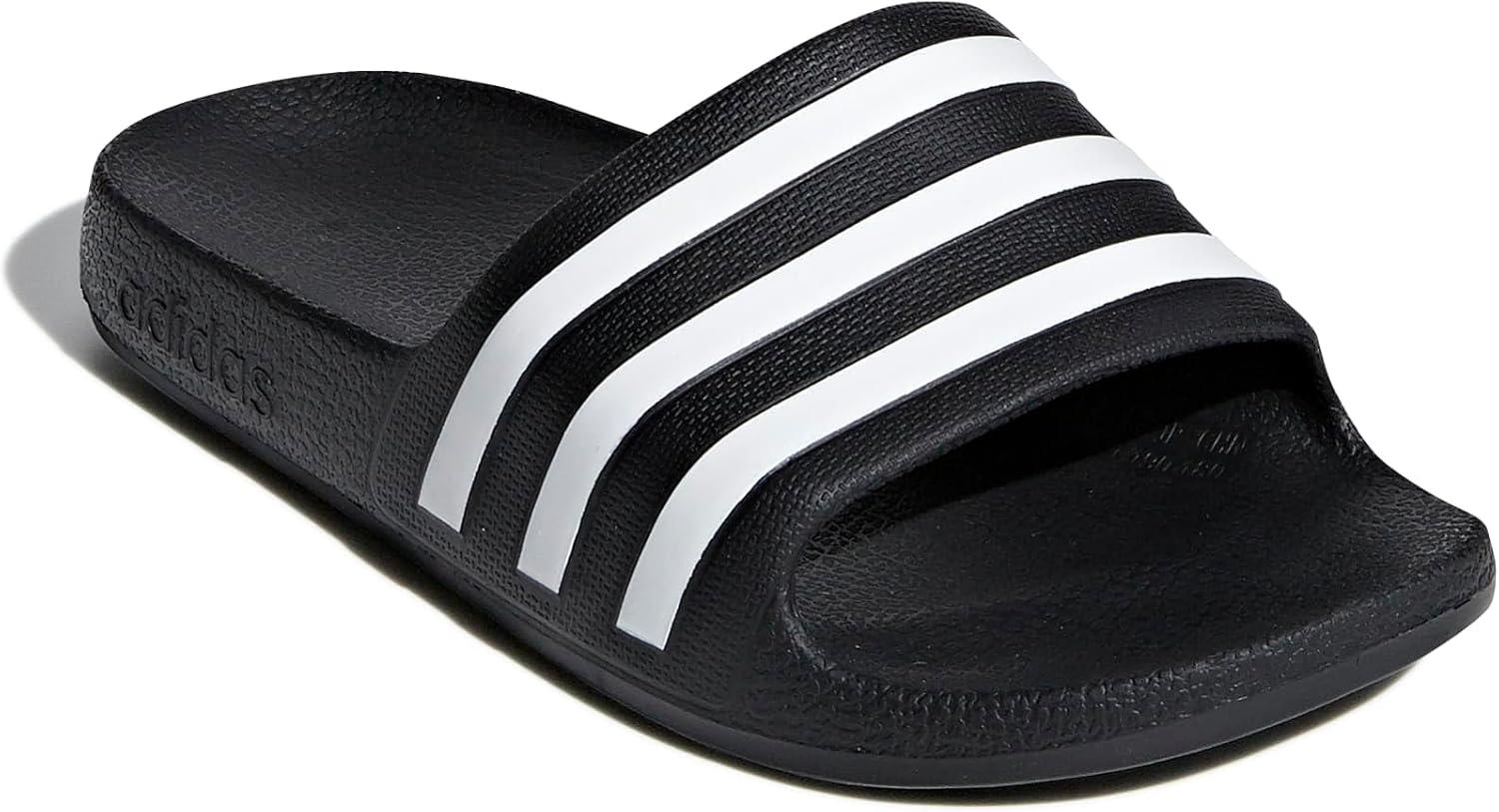 imageadidas Girls Adilette Slide SandalCore BlackWhiteCore Black