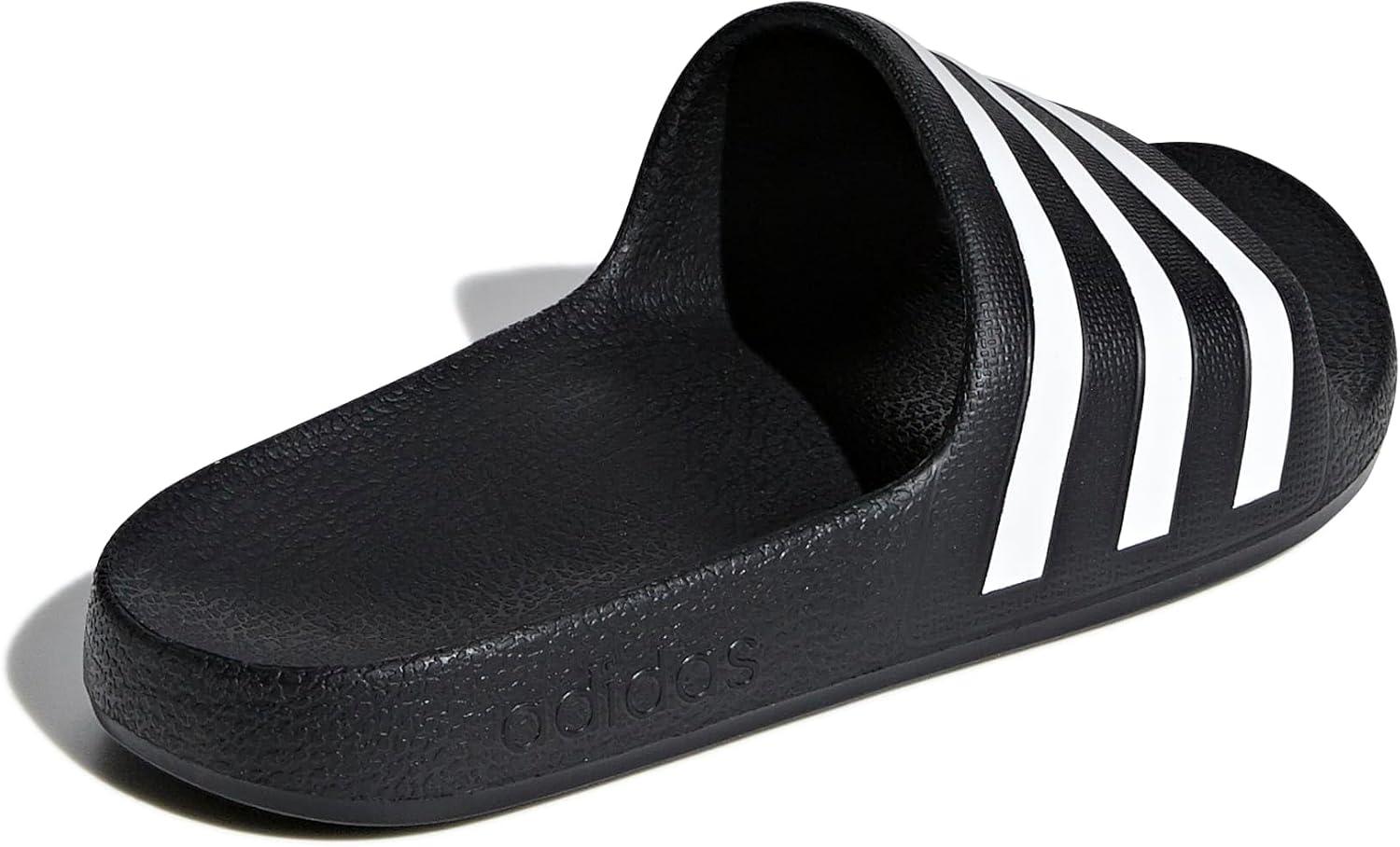 imageadidas Girls Adilette Slide SandalCore BlackWhiteCore Black