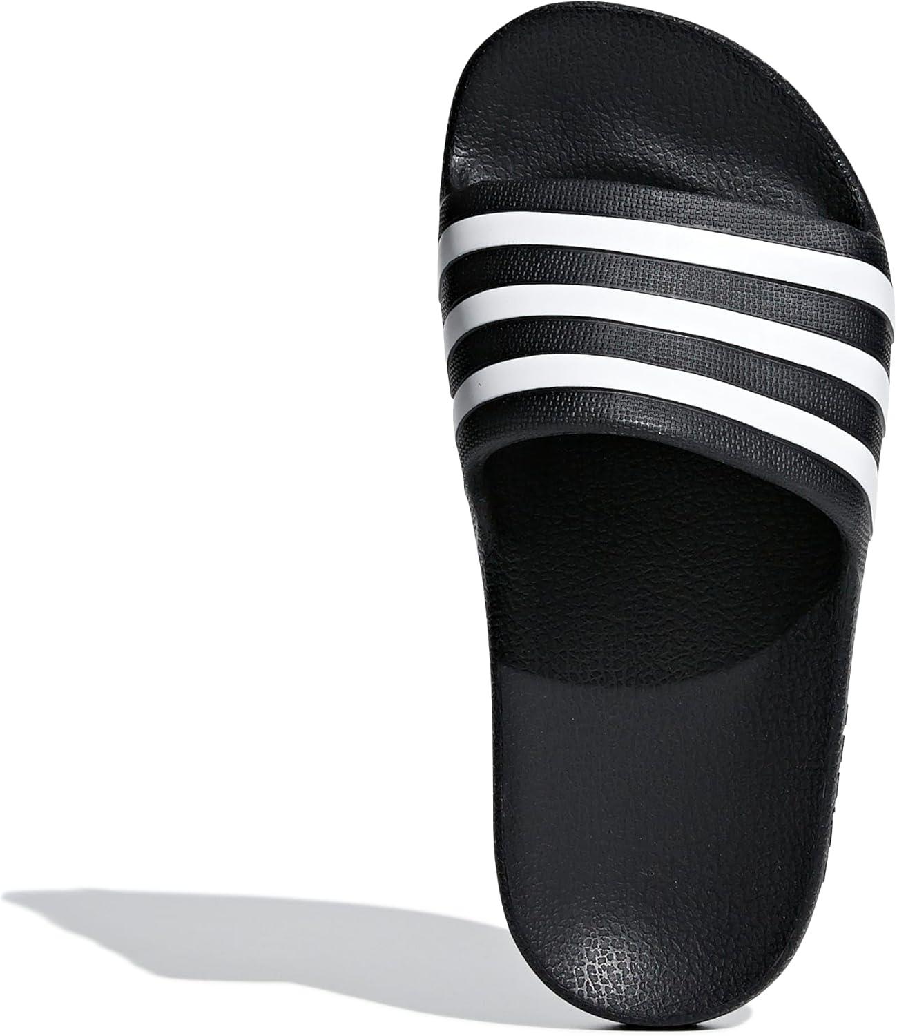 imageadidas Girls Adilette Slide SandalCore BlackWhiteCore Black