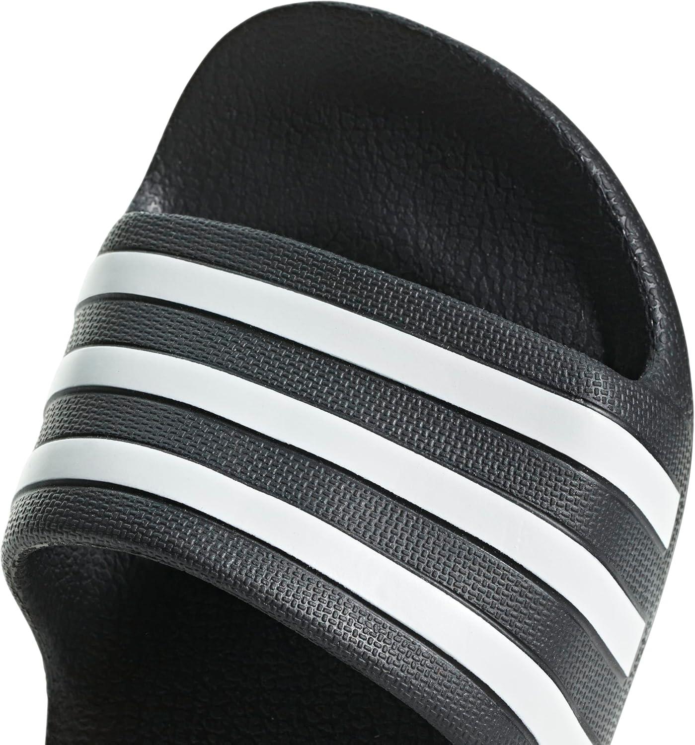 imageadidas Girls Adilette Slide SandalCore BlackWhiteCore Black