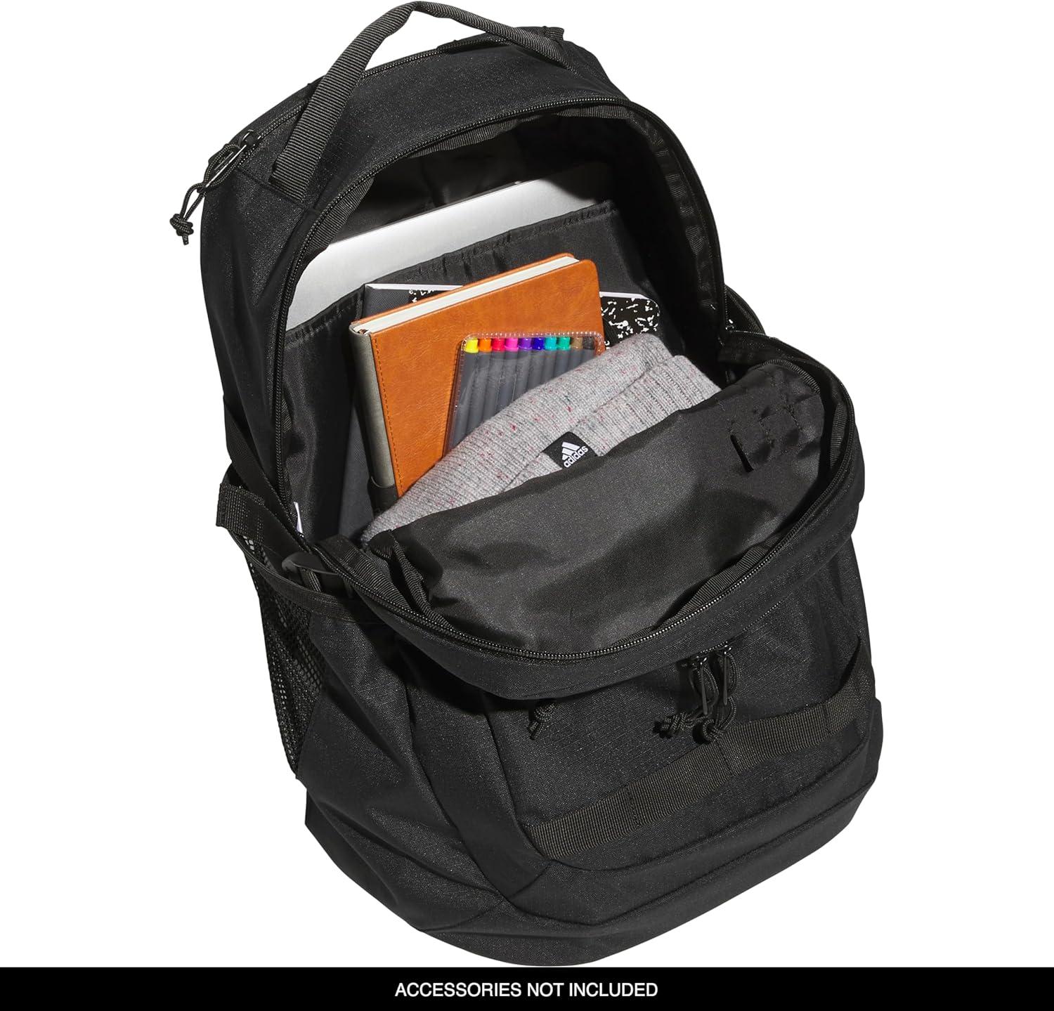 imageadidas Impulse Backpack sport bag for men and women durable and lightweightBlackWhite