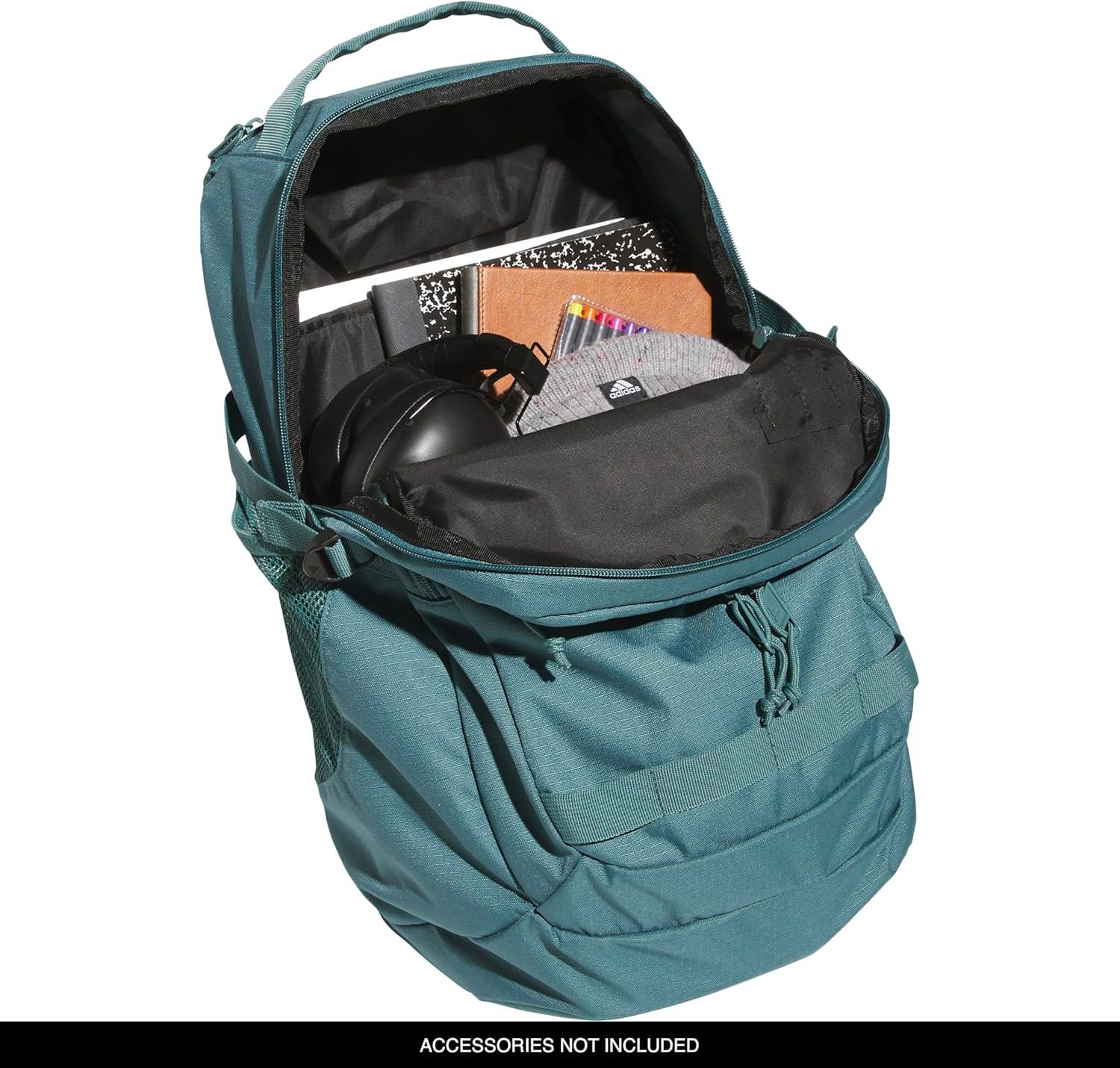 imageadidas Impulse Backpack sport bag for men and women durable and lightweightPreloved Teal GreenBlack