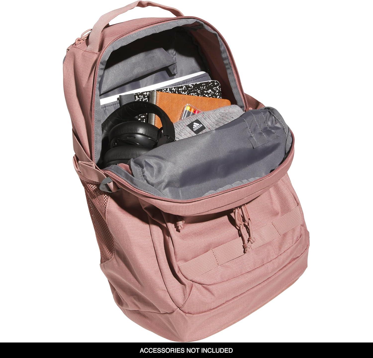 imageadidas Impulse Backpack sport bag for men and women durable and lightweightWarm Clay PinkGrey Four