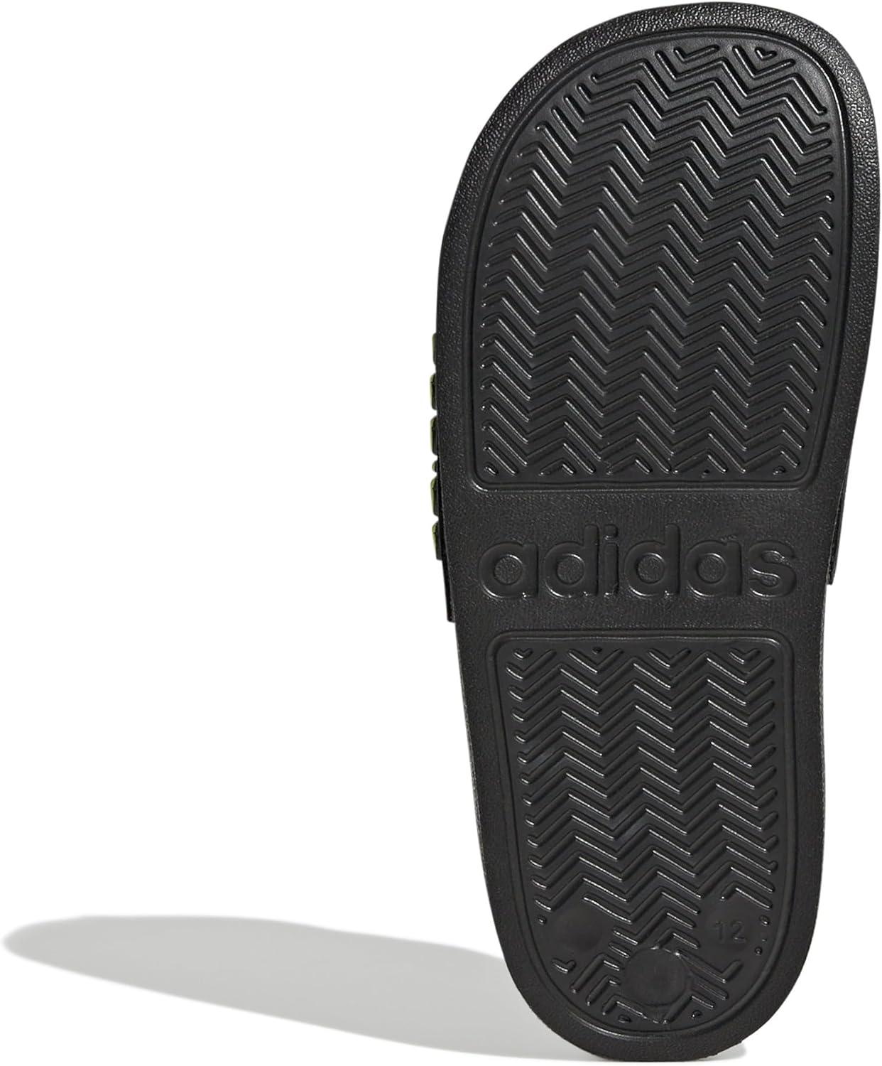 imageadidas Kids Adilette Shower SlideBlackFlash PinkSolar Yellow
