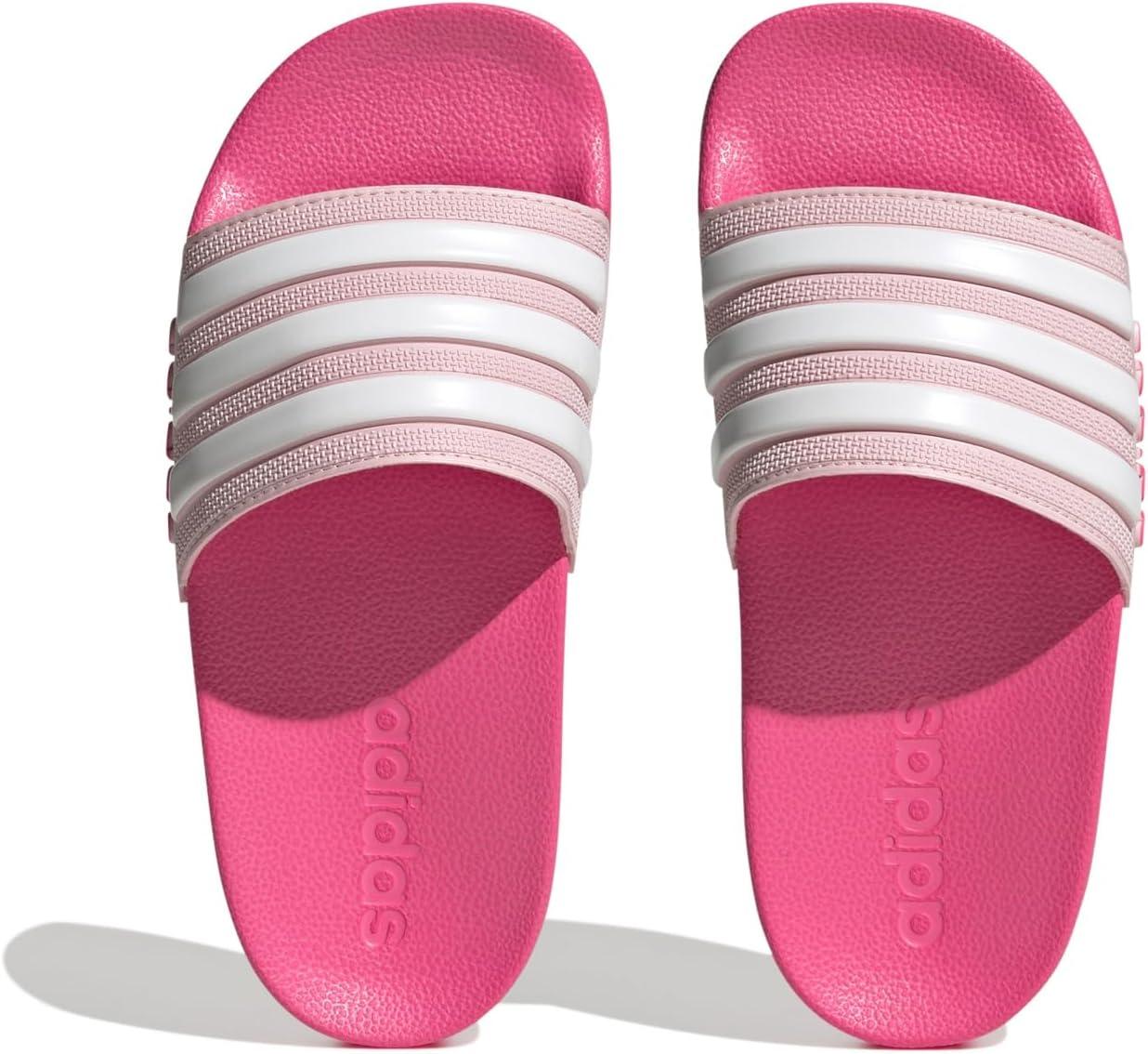 imageadidas Kids Adilette Shower SlideClear PinkWhiteLucid Pink