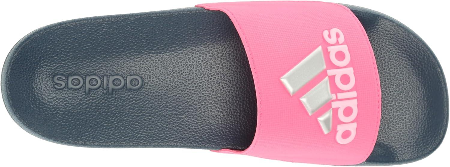 imageadidas Kids Adilette Shower SlideLucid PinkSilver MetallicPreloved Ink