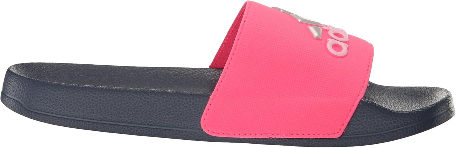 imageadidas Kids Adilette Shower SlideLucid PinkSilver MetallicPreloved Ink
