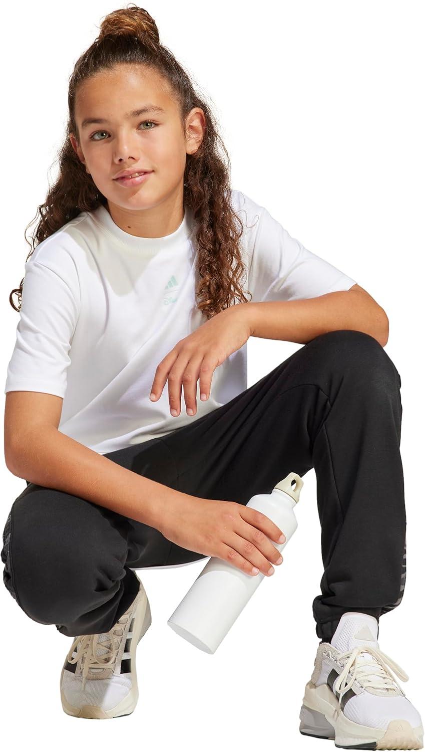 imageadidas Kids Disney Lilo and Stitch Graphic TShirtWhiteSemi Flash Aqua