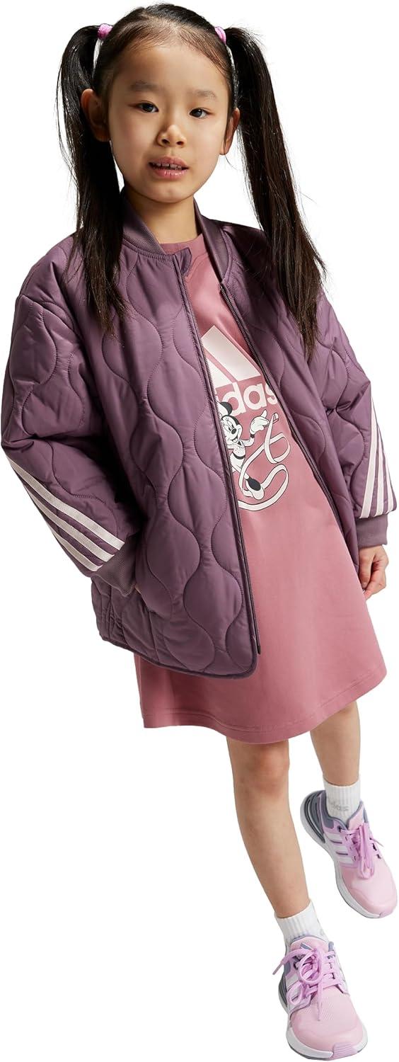 imageadidas Kids Disney Minnie and Daisy DressPreloved CrimsonSandy Pink MetSandy Pink