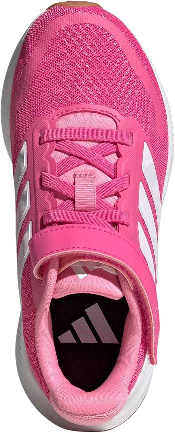 imageadidas Kids Run Falcon 5 Elastic Lace ampamp Strap ShoePulse MagentaWhiteBliss Pink