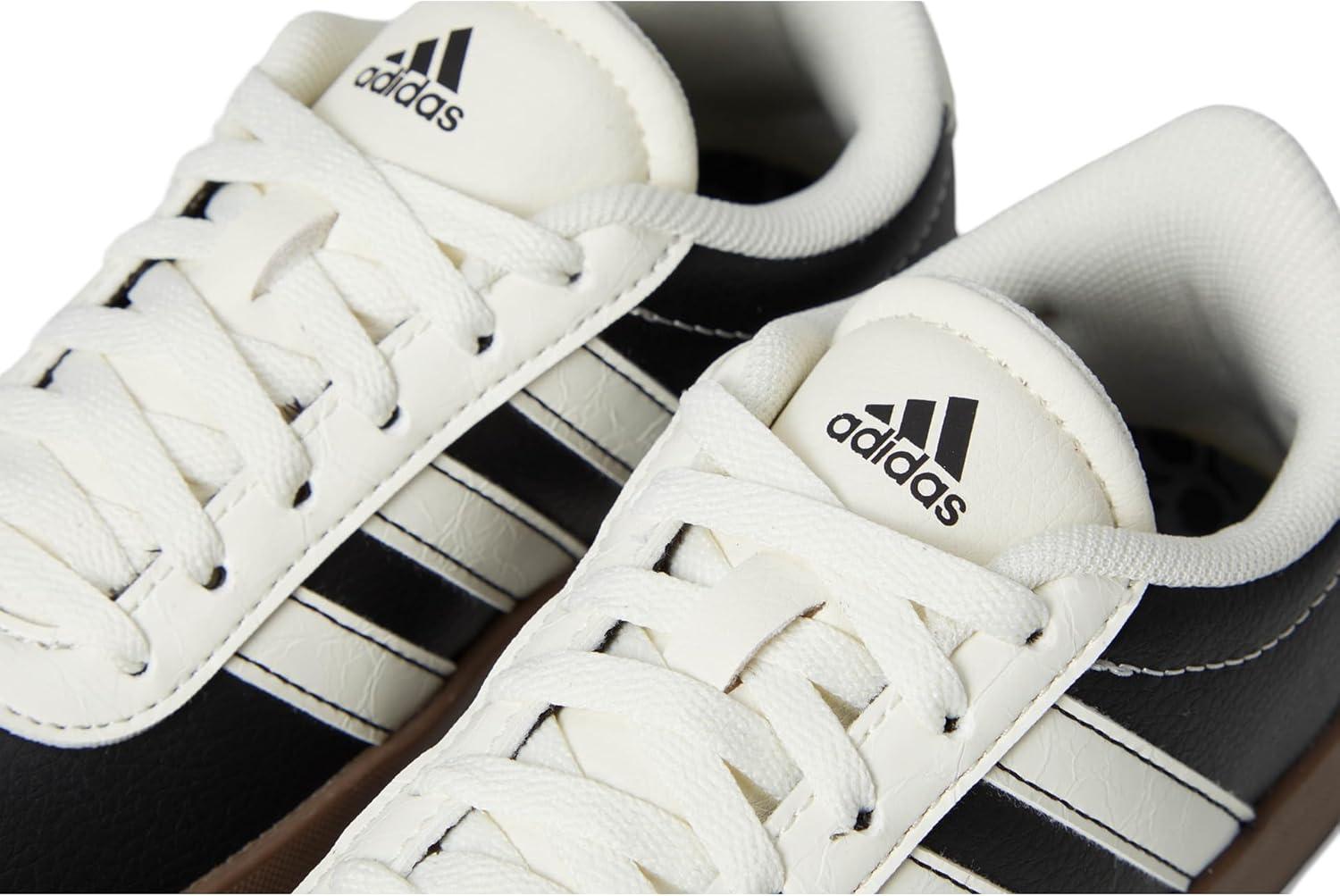 imageadidas Kids Vl Court 30 Skateboarding ShoesCore BlackOff WhiteCore Black