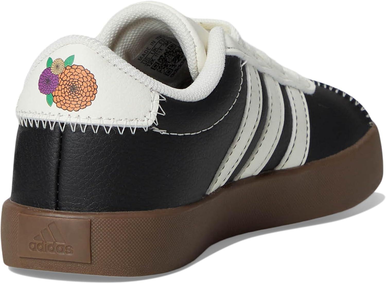 imageadidas Kids Vl Court 30 Skateboarding ShoesCore BlackOff WhiteCore Black