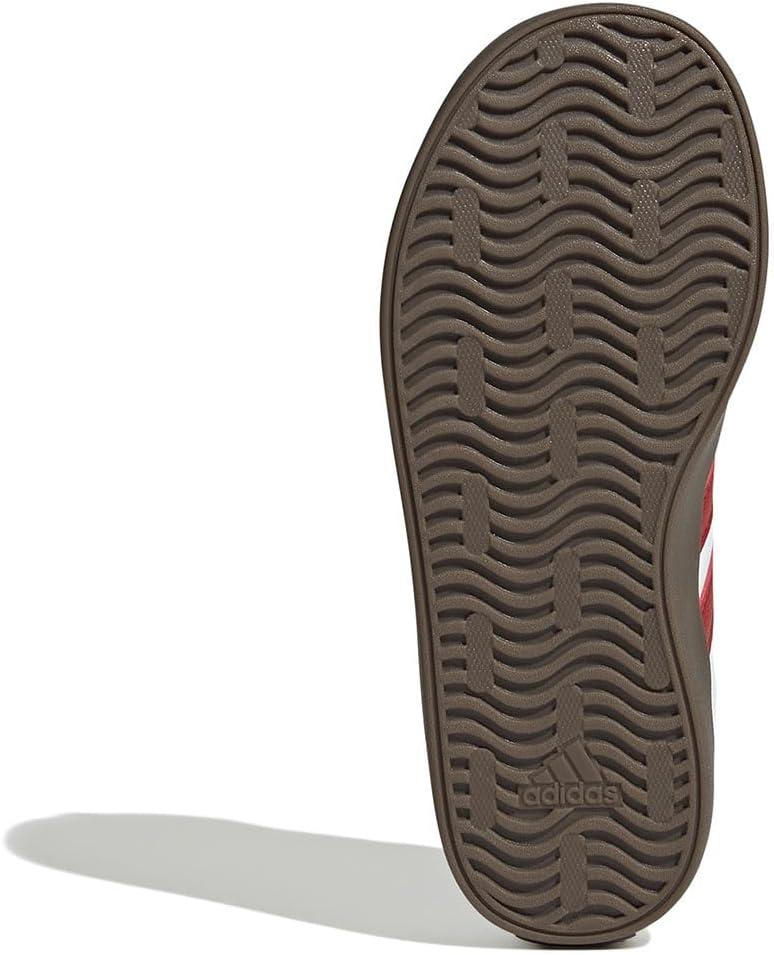 imageadidas Kids Vl Court 30 Skateboarding ShoesFtwr White Better Scarlet Grey One