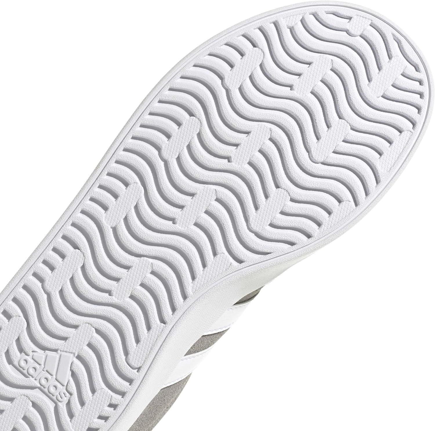 imageadidas Kids Vl Court 30 Skateboarding ShoesGrey Three Cloud White Grey Two