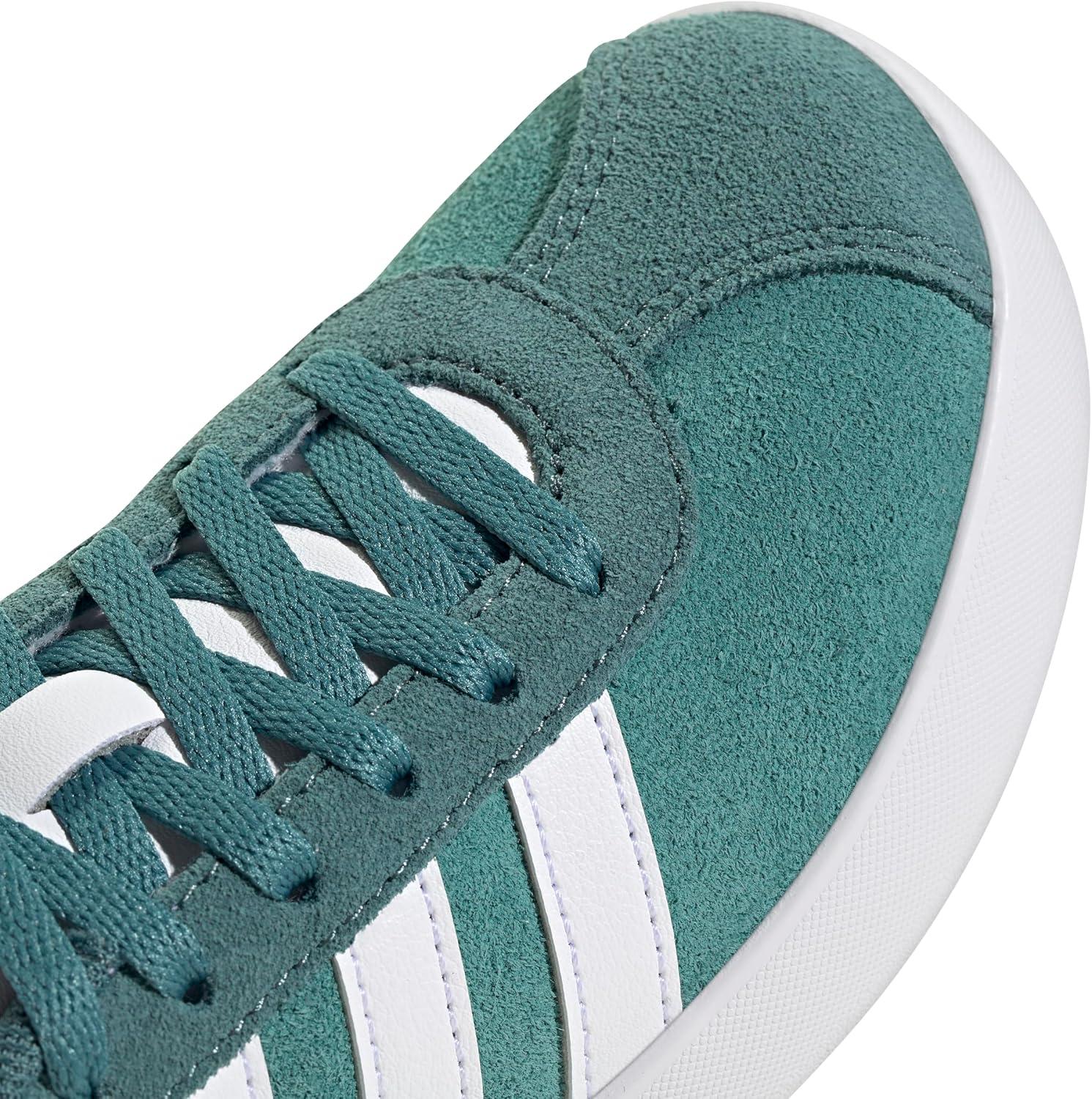 imageadidas Kids Vl Court 30 Skateboarding ShoesPowder TealWhitePreloved Teal