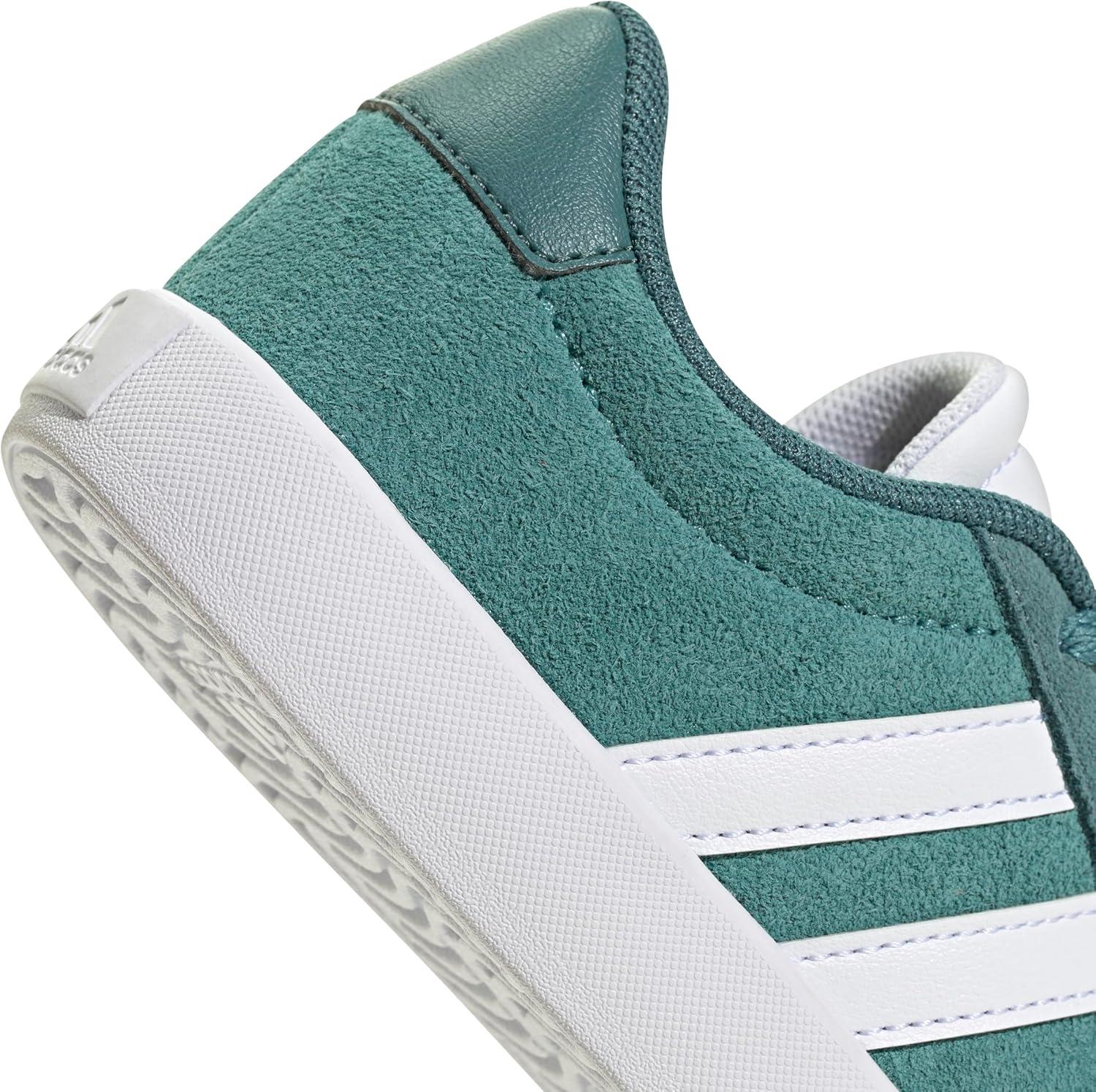 imageadidas Kids Vl Court 30 Skateboarding ShoesPowder TealWhitePreloved Teal