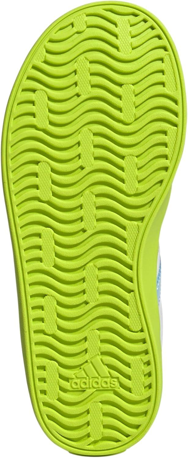 imageadidas Kids Vl Court 30 Skateboarding ShoesWhiteClear SkySolar Slime