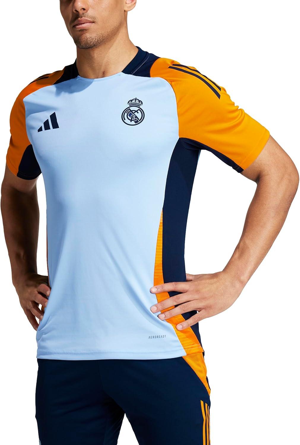 imageadidas Mens Champions League Team Soccer JerseyReal Madrid Blue