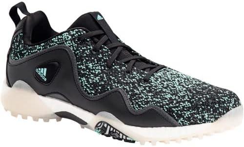 imageadidas Mens Codechaos 21 Primeblue Spikeless Golf ShoeCore BlackAcid MintGrey Six