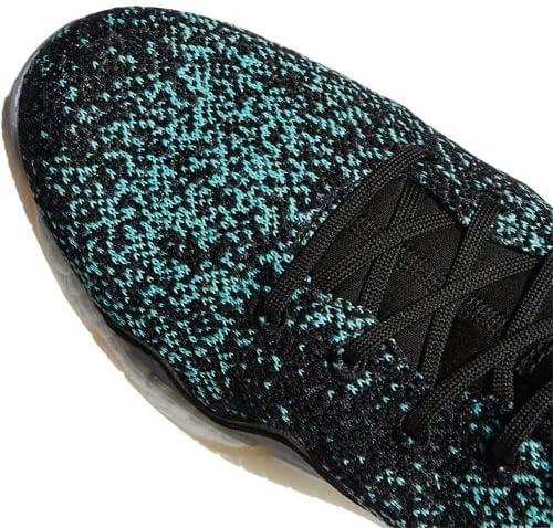 imageadidas Mens Codechaos 21 Primeblue Spikeless Golf ShoeCore BlackAcid MintGrey Six