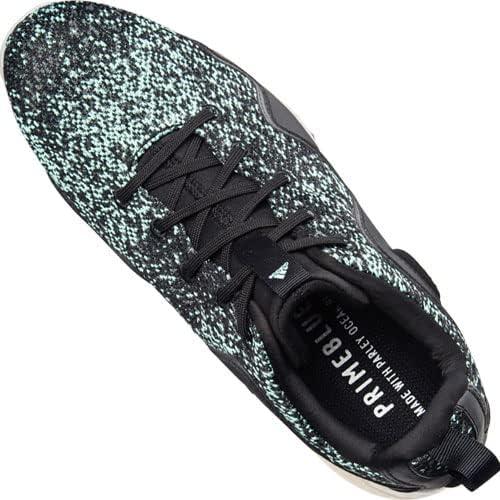 imageadidas Mens Codechaos 21 Primeblue Spikeless Golf ShoeCore BlackAcid MintGrey Six