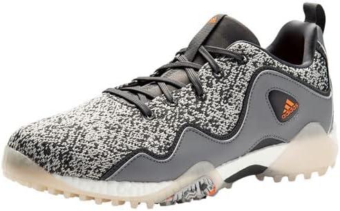 imageadidas Mens Codechaos 21 Primeblue Spikeless Golf ShoeGrey FiveScreaming OrangeGrey Three